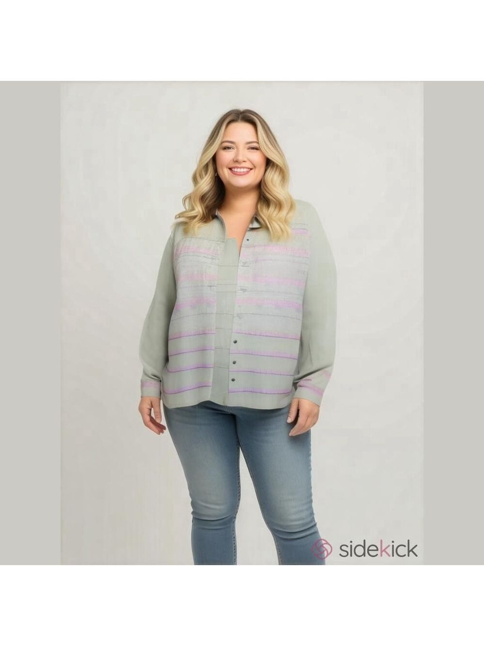 Bechamel 2X Embroidered Jacket Embossed Buttons NWT